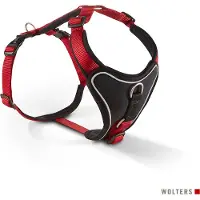Wolters Halsband tuig comfort rood/zwart 6