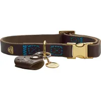 Hunter Hondenhalsband Sansibar Donkerbruin Maat L