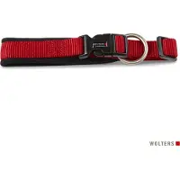 Wolters pofessional comfort halsband maat m 60-70cm 45mm breed extra breed kleur rood zwart