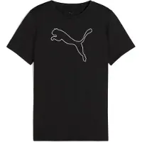 Puma TAD ESS Cat Logo Tee G Meisjes Sportshirt - Black