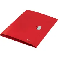 Leitz Recycle 3-klepsmap 4622 A4 CO2-gecompenseerd Rood 80% gerecycled plastic