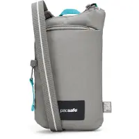 Pacsafe Schoudertas 'GO ' blauw / stone grey / zwart / wit