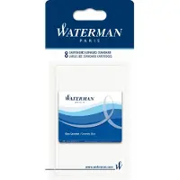 Waterman Standard Groáraum-Tintenpatronen, blau, im Blister