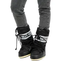 Moon Boot Snowboots pastelblauw / zwart