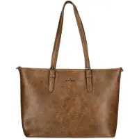 Enrico Benetti Julia shopper – 15 inch laptop – dames laptoptas - Werktas dames - 65019 – Cognac