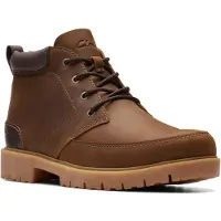 Clarks Rossdale Mid Wijdte G Veterschoenen | Maat 6.5 Heren Bruin