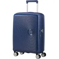 American Tourister Soundbox Expandable Spinner 55cm Midnight Navy
