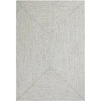 NORTHRUGS Jute Buitenkleed Braids - Grijs 80 x 150 cm