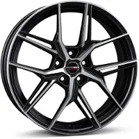 BORBET velgen, model QX, 8.0x19 inch, ET44, 5x112 steek, geschikt voor Cupra Ateca, Born, Leon ST. Alufelgen