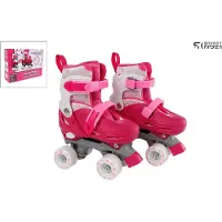 Street Rider Rolschaatsen Roze Verstelbaar, Maat 31-34