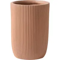 Beliani EANTIO - Bloempot - 30 x 30 x 49 cm - Bruin - Kleivezels