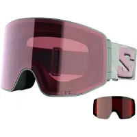 Salomon Skibril Unisex Sentry Prime Sigma Iceberg Green / Silver Pink (+ Extra Lens)