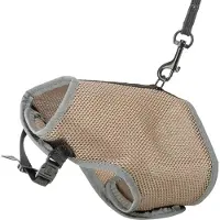 Trixie softtuig kat met riem taupe - 24-42x120 cm