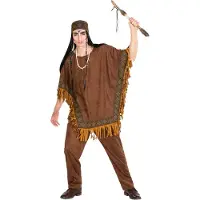 Dressforfun - mannenkostuum indiaan wilde hengst XXL - verkleedkleding kostuum halloween verkleden feestkleding carnavalskleding carnaval feestkledij partykleding - 300680