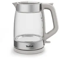 Tefal Glass KI605B - Waterkoker - 1.7L - Glazen Design - 2200W - Grijs
