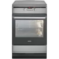 Inventum VFI6042RVS - Vrijstaand inductie fornuis - Elektrische oven - 4 kookzones - 60 cm - 65 liter - RVS/Zwart