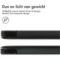 Accezz Trifold Bookcase Samsung Tab S9 FE Plus Zwart