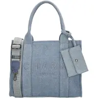 Charm London Shopper/Schoudertas Bond Licht Blauw