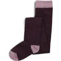 Your Wishes Meisjes Beenmode Plain Knit Knitted Tights - Bordeaux - Maat 86/92