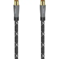 Hama antennekabel van 10 meter met vergulde connectors