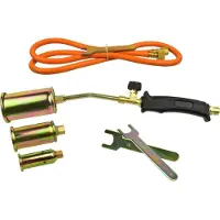 GEKO Propaantoorts - 3 verwisselbare koppen - 20 kW - 1,5 m slang