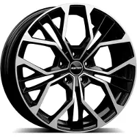 Gmp 18-inch lichtmetalen velg Matisse-S, 18"x7.5", 5x114.3 steek, ET38, 66.1mm naafdiameter, zwarte velg
