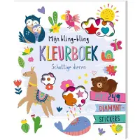 Interstat Mijn bling-bling kleurboek - Schattige Dieren
