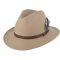 Hatland Albertis - Vilten hoed - Klei - XL