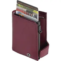 Tony Perotti Furbo Leather Cardholder W/ Coinpocket brown