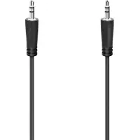 Hama 00205116 Jackplug Audio Aansluitkabel [1x Jackplug male 3,5 mm - 1x Jackplug male 3,5 mm] 5 m Zwart