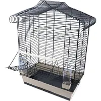 Gebr. De Boon Interzoo vogelkooi Vega zwart/beige Interzoo
