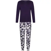 Pastunette Paarse duurzame pyjama | Maat 50
