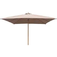 Ebuy24 Parasol Orlando | polyester bruin 300x300x265 cm parasols | NADUVI