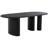 House Nordic Eettafel Tirano | mdf zwart 220x100x76 cm eettafels | NADUVI