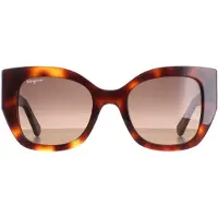 Salvatore Ferragamo SF1045S 238 klassieke tortoise bruin gradiënt zonnebril