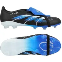 Adidas Predator Bellingham League FT Gras / Kunstgras Voetbalschoenen (MG) Kids Zwart Wit Blauw