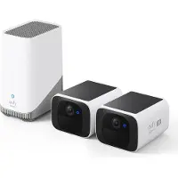 Eufy security S220 SoloCam Dual Pack + Homebase 3 - 16GB opslag - Bundelvoordeel