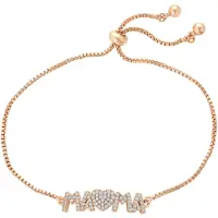 Gaya Armband rose-goud / transparant