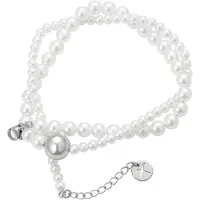 NAEMI Ketting zilver / wit