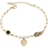 NAEMI Armband goud / zwart