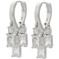 NAEMI Oorbellen zilver / transparant