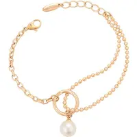 NAEMI Armband goud / wit