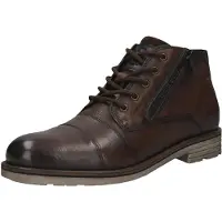 Bugatti Veterboots 'Lionel' donkerbruin / zwart