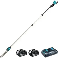 Makita DUA301PT2 | LXT 2x18 V | Telescopische accu stokkettingzaag | 30 cm | 5,0 Ah accu (2 st) | duo snellader | in doos DUA301PT2