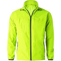 Agu GO Regenjas Essential - Regenjas Dames & Heren - Ademende en Waterdichte Regenjas - Fietsjack - Geel - XXL