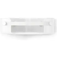SmartaSaker Flex douchemand - 30x19x9cm - hoekmontage - zelfklevend - ABS Wit 1021299-660