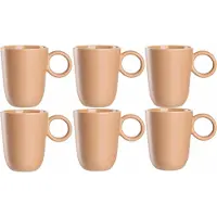 Leonardo ROMA mok 400ml abrikoos - set/6