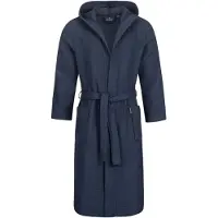 Morgenstern Andrea badjas wafelstof met capuchon 120cm Marine XL