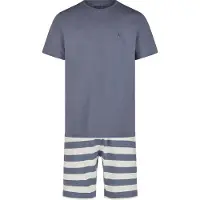 Phil&Co. Pyjama kort 'Lounge Dreams' grijs / wit
