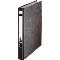 Leitz Soft Click 20 mm Tabblad Karton, papier A4 2 Ringen Zwart